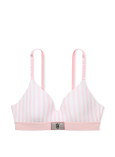 Комплект Білизни Victoria's Secret The T-Shirt Shine Patch Lightly Lined Wireless Bra & Logo Cotton Shine Patch Thong Panty_7