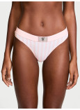 Комплект Білизни Victoria's Secret The T-Shirt Shine Patch Lightly Lined Wireless Bra & Logo Cotton Shine Patch Thong Panty_5
