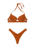 Купальник Пуш-ап Victoria's Secret Swim VS Archives Essential Banded Push-Up Bikini Top & Essential Cinched Thong Bikini Bottom_2