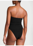 Суцільний Купальник Монокіні Victoria's Secret Swim Crinkle Belted Strapless One-Piece Swimsuit_2