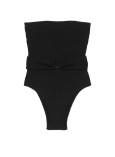 Суцільний Купальник Монокіні Victoria's Secret Swim Crinkle Belted Strapless One-Piece Swimsuit_3