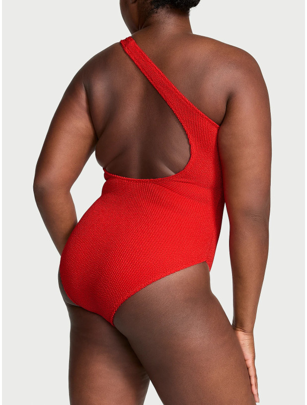 Суцільний Купальник Монокіні на Одне Плече Victoria's Secret Swim Crinkle One-Shoulder One-Piece Swimsuit_3
