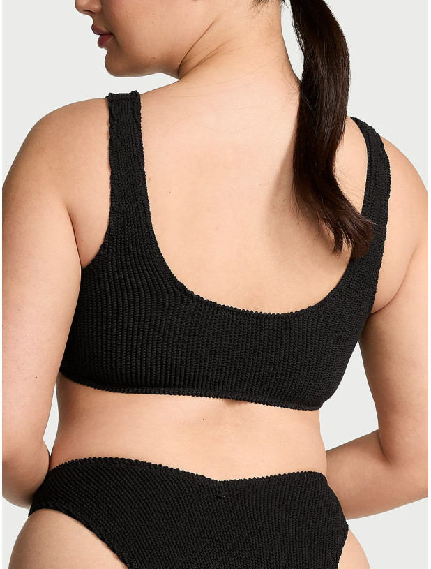Купальник Victoria's Secret Swim Сrinkle Scoop Bralette Bikini Top & Crinkle High-Waist Full-Coverage Bikini Bottom_2