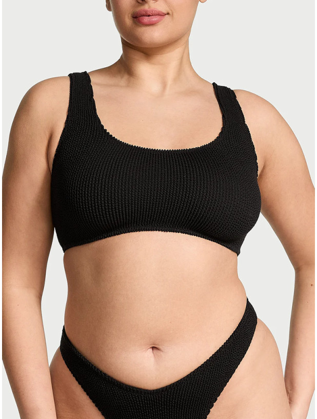 Купальник Victoria's Secret Swim Сrinkle Scoop Bralette Bikini Top & Crinkle High-Waist Full-Coverage Bikini Bottom_3