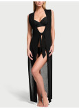 Туніка для Пляжу Victoria's Secret Swim Beachwear Knit Tie-Front Maxi Cover-Up_1