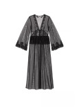 Халат Victoria's Secret Rose Lace & Tulle Corset Long Robe_4
