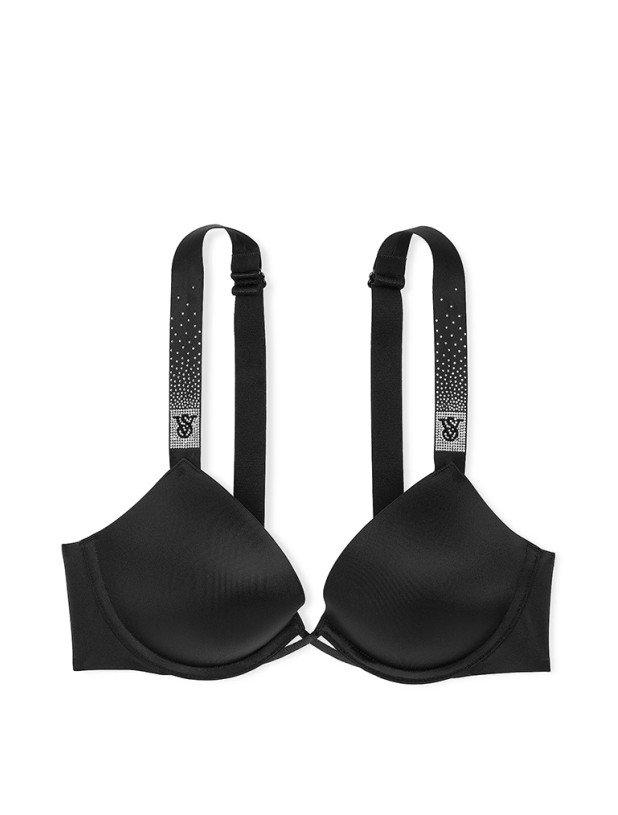 Бюстгальтер зі Стразами Victoria's Secret Very Sexy Scattered Shine Strap Lightly Lined Low-Cut Demi Bra_3