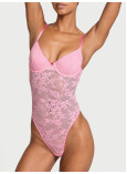 Боді Мереживне Victoria's Secret Tease Lace Demi Bodysuit_1