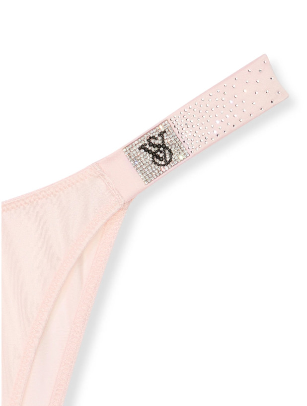 Трусики зі Стразами Victoria's Secret Very Sexy Scattered Shine Strap Brazilian Panty_4