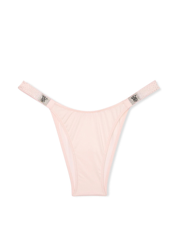 Трусики зі Стразами Victoria's Secret Very Sexy Scattered Shine Strap Brazilian Panty_3