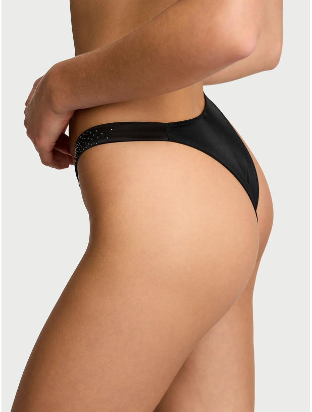 Трусики зі Стразами Victoria's Secret Very Sexy Scattered Shine Strap Brazilian Panty_2