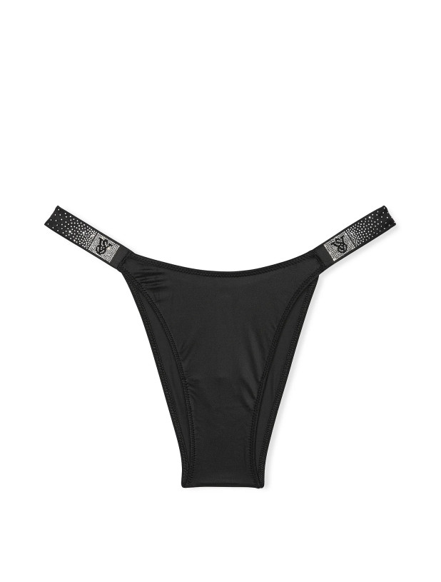 Трусики зі Стразами Victoria's Secret Very Sexy Scattered Shine Strap Brazilian Panty_3