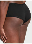 Бавовняні Трусики Чікі Victoria's Secret Lace Waist Cotton Cheeky Panty_3
