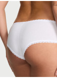 Бавовняні Трусики Чікі Victoria's Secret Lace Waist Cotton Cheeky Panty_1