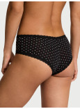 Хлопковые Трусики Чики Victoria's Secret Lace Waist Cotton Cheeky Panty_2
