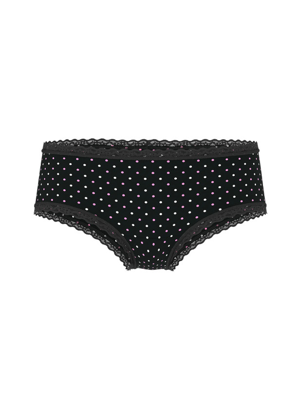 Хлопковые Трусики Чики Victoria's Secret Lace Waist Cotton Cheeky Panty_3