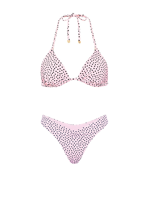 Купальник Бикини Треугольник Victoria's Secret Triangle Bikini Top & Cinched Thong Bikini Bottom_3