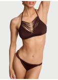 Купальник Бікіні Трикутник Victoria's Secret Swim VS Archives Strappy Hardware Halter Bikini Top & Strappy Hardware String Bikini Bottom_1