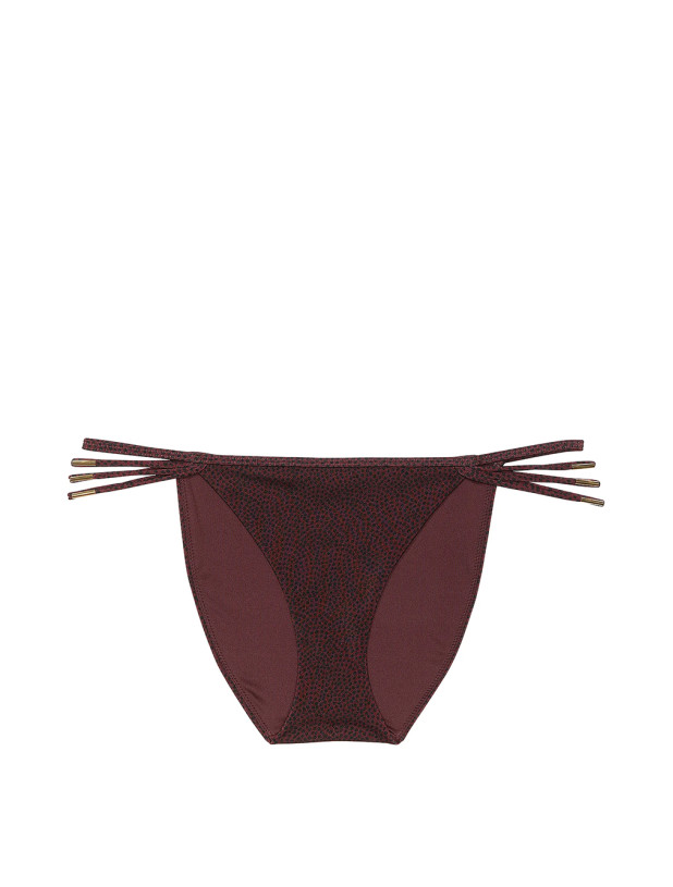 Купальник Бікіні Трикутник Victoria's Secret Swim VS Archives Strappy Hardware Halter Bikini Top & Strappy Hardware String Bikini Bottom_5