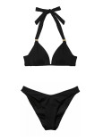 Купальник Бікіні Трикутник Victoria's Secret Swim Harlow Halter Push-Up Bikini Top & Brazilian Bikini Bottom_5