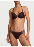 Купальник Пуш-ап Victoria's Secret Swim VS Archives Banded Push-Up Bikini Top & Strappy Hardware Brazilian Bikini Bottom_1