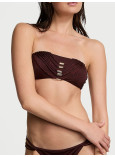 Купальник Бандо Victoria's Secret Swim VS Archives Strappy Hardware Bandeau Bikini Top & Strappy Hardware Brazilian Bikini Bottom_3