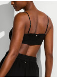 Топ-бандо для Пляжу Victoria's Secret Swim Beachwear Easy Tie-Front Bandeau Top_2