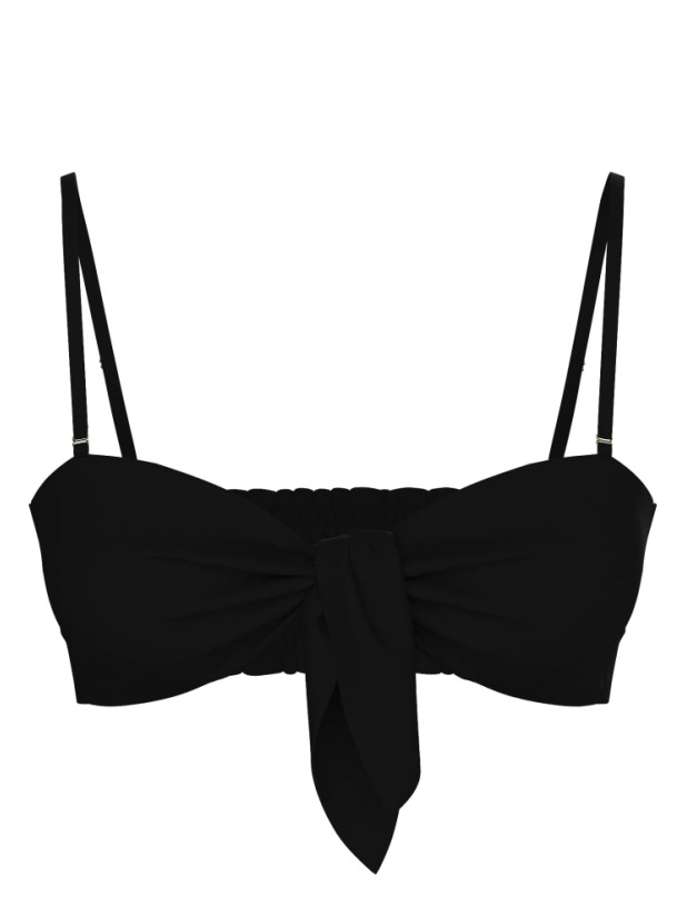 Топ-бандо для Пляжу Victoria's Secret Swim Beachwear Easy Tie-Front Bandeau Top_3
