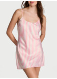 Ночная Рубашка Victoria's Secret Heritage Stripe Satin Mini Slip_4