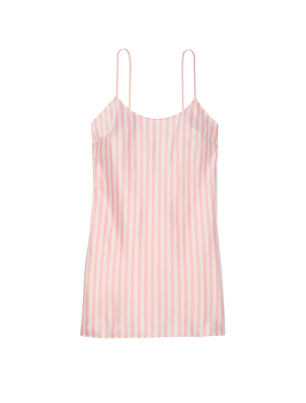 Ночная Рубашка Victoria's Secret Heritage Stripe Satin Mini Slip_2