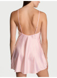 Ночная Рубашка Victoria's Secret Heritage Stripe Satin Mini Slip_3
