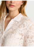 Піжама Victoria's Secret Luxury Soft Lace Cropped Short Pajama Set_3