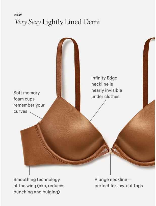 Бюстгальтер Victoria's Secret Very Sexy Smooth Lightly Lined Plunge Demi Bra_4