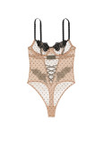 Боді Тедді Victoria's Secret Very Sexy Sheer Rose Dot Unlined Balconette Teddy_1