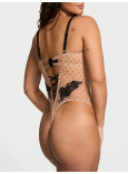 Боді Тедді Victoria's Secret Very Sexy Sheer Rose Dot Unlined Balconette Teddy_2