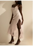 Нічна Сорочка Сукня Сліп Дрес Victoria's Secret Dream Angels Silky Flutter Ruffled Long Slip_1