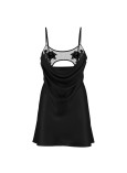 Нічна Сорочка Victoria's Secret Sheer Rose Satin Draped Mini Slip_4