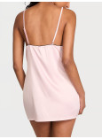 Нічна Сорочка Victoria's Secret Tease Satin Lace-Trim Mini Slip Dress_2
