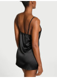 Ночная Рубашка Victoria's Secret Tease Satin Lace-Trim Mini Slip Dress_2