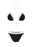Купальник Бікіні Трикутник Victoria's Secret VS Iconic Logo Triangle Bikini Top & VS Iconic Logo Bikini Bottom_5