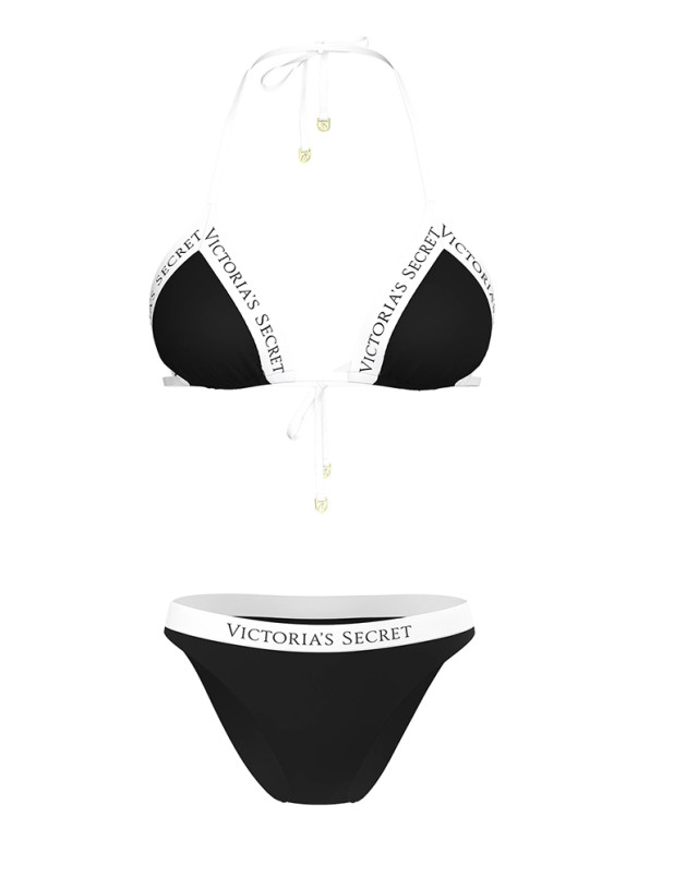 Купальник Бікіні Трикутник Victoria's Secret VS Iconic Logo Triangle Bikini Top & VS Iconic Logo Bikini Bottom_5