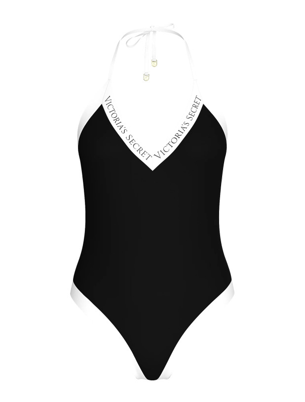 Суцільний Купальник Victoria's Secret Swim Iconic Logo Plunge One-Piece Swimsuit_3