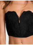 Бюстьє-корсет Victoria's Secret Dream Angels Dare to Dream Lace Deep-V Cropped Corset Top_2