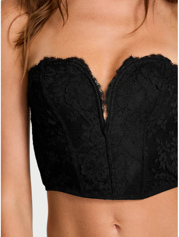 Бюстьє-корсет Victoria's Secret Dream Angels Dare to Dream Lace Deep-V Cropped Corset Top_2
