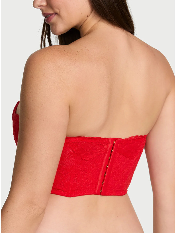 Бюстьє-корсет Victoria's Secret Dream Angels Dare to Dream Lace Deep-V Cropped Corset Top_3