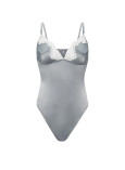 Боді Victoria's Secret Dream Angels Satin Lace-Trim Bodysuit_4
