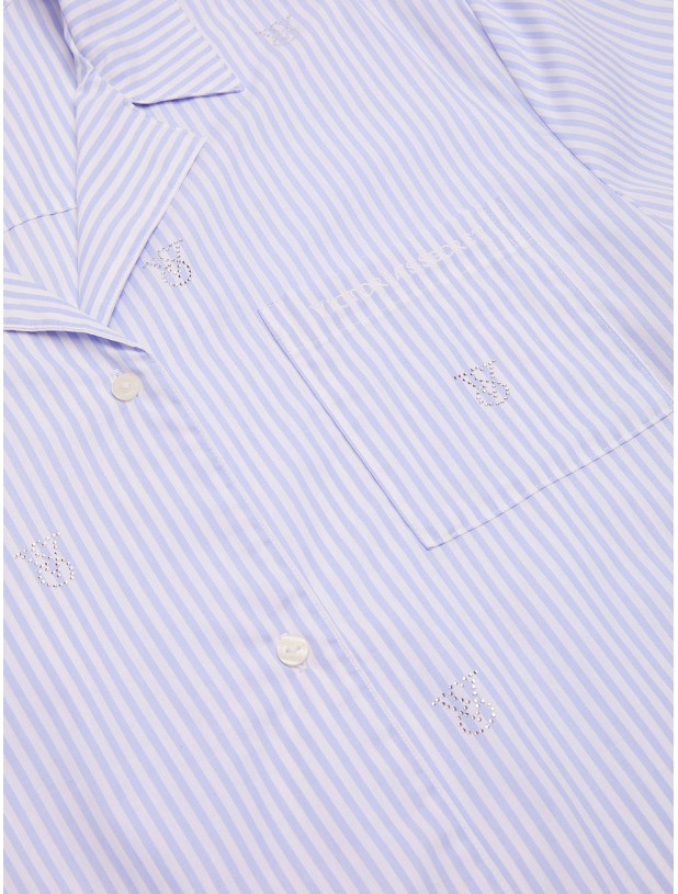 Хлопковая Пижама Victoria's Secret Cotton Shine Oversized Long Pajama Set_2