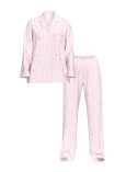 Бавовняна Піжама Victoria's Secret Cotton Shine Oversized Long Pajama Set_4