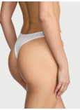 Хлопковые Трусики Стринги Victoria's Secret Stretch Cotton High-Leg Scoop Thong Panty_2