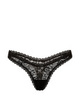 Трусики Стрінги Мереживні Victoria's Secret The Lacie Lace Ultra-Mini Scoop Thong Panty_3